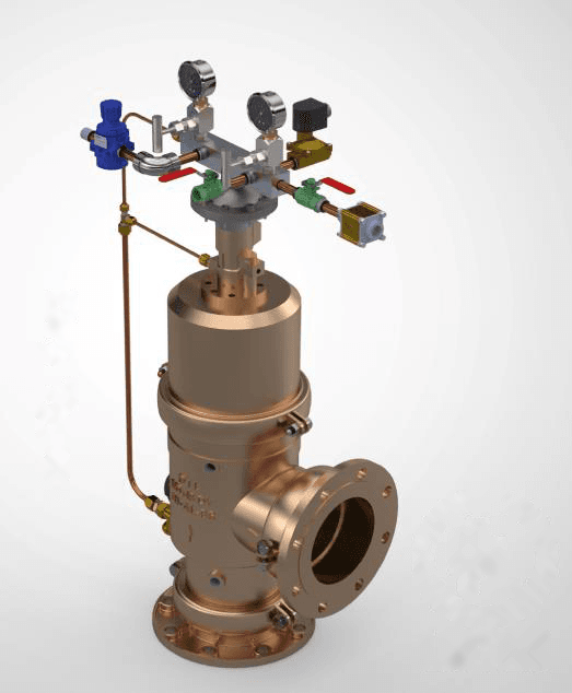 PD-AB aluminium bronze deluge valve with dry pilot trim