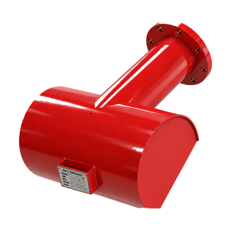 Foam pourer with flanged inlet