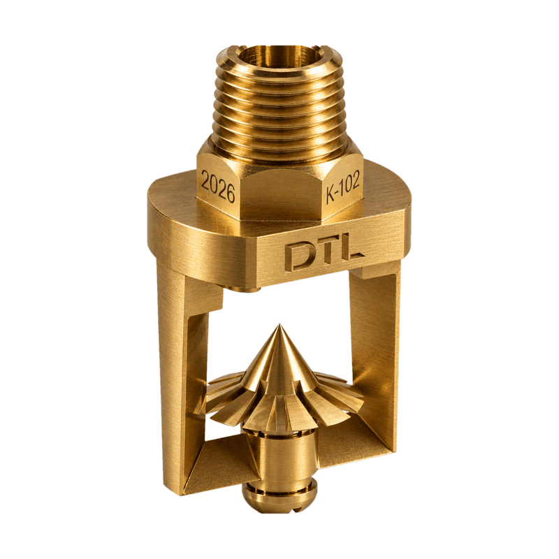 Brass medium velocity water spray nozzle