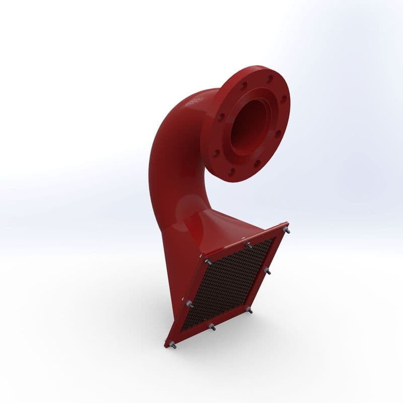 Foam pourer for a floating roof tank