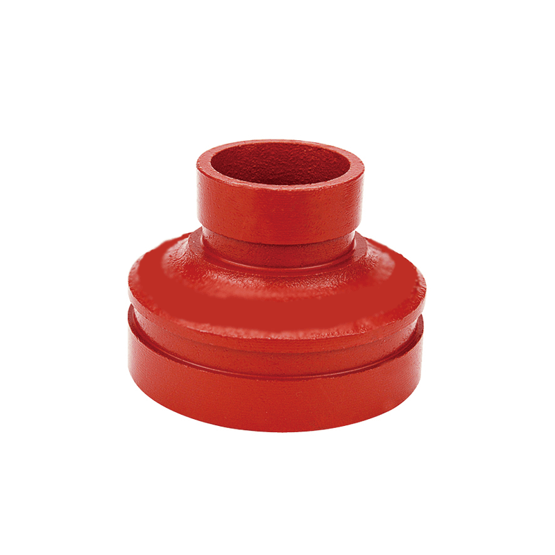 Grooved concentric reducer