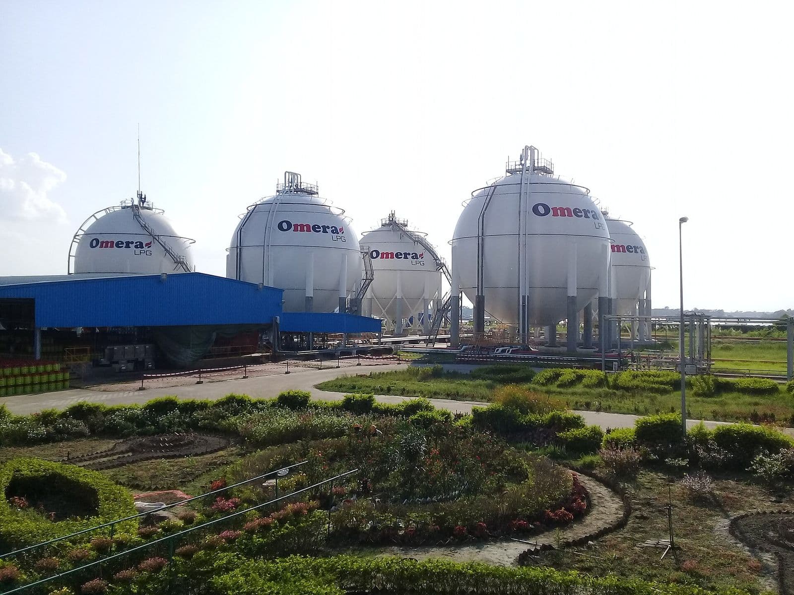 LPG storage spheres