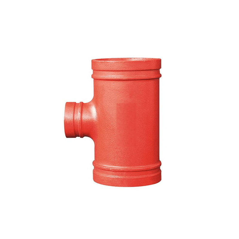 Grooved reducing tee