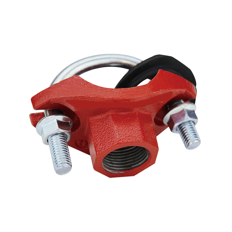 U-bolt outlet with a threaded connection