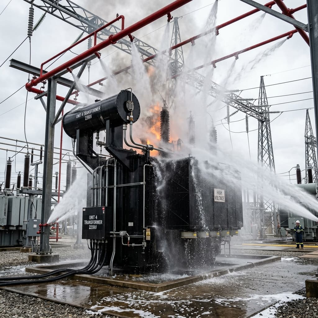 High Velocity Water Spray System