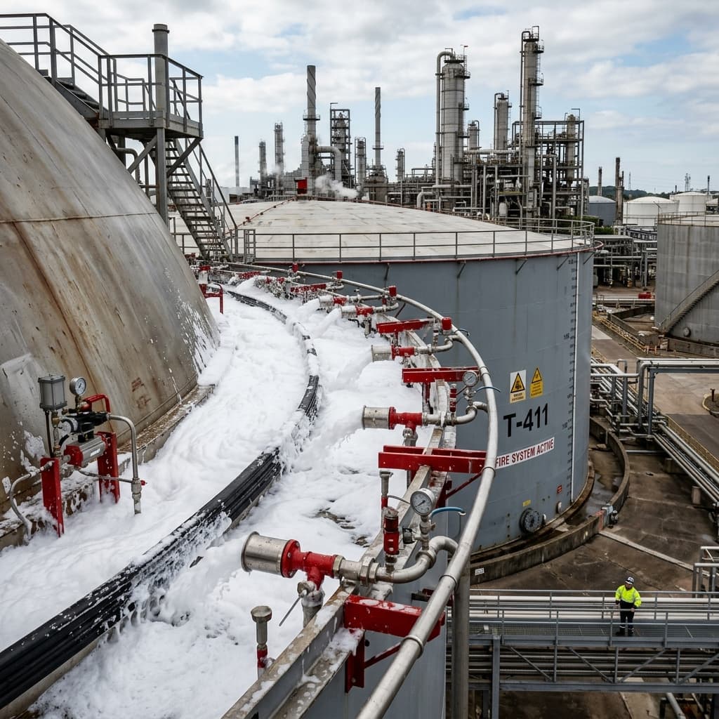 Automatic Rimseal Fire Protection System