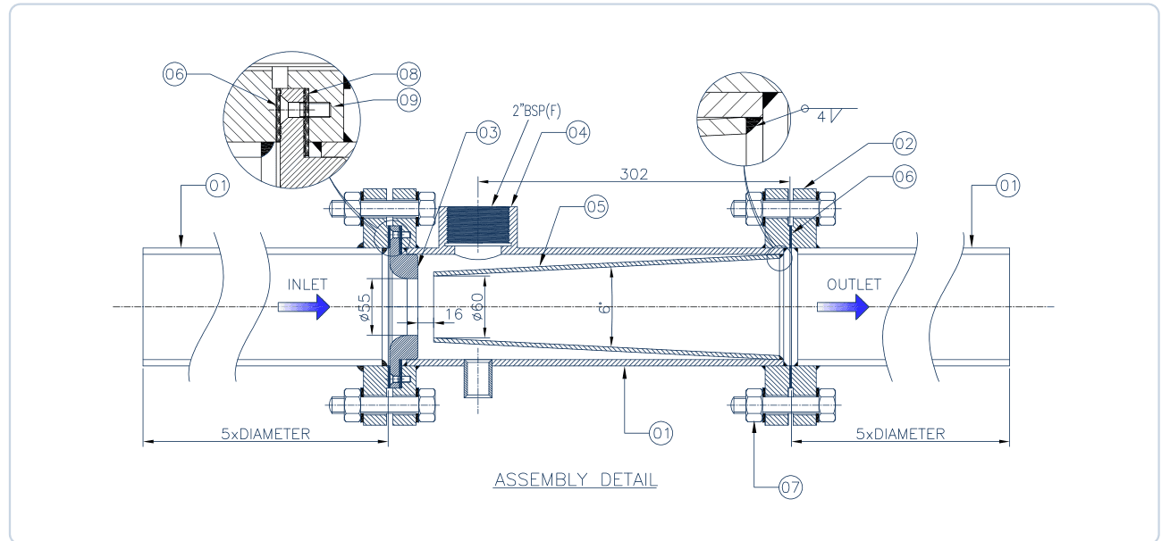 Ratio controller, assembly detail