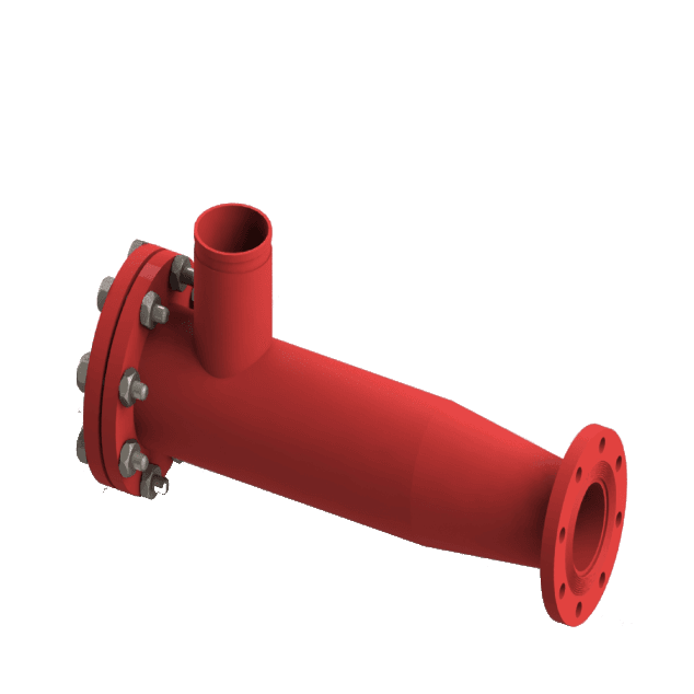 Fabricated inline strainer
