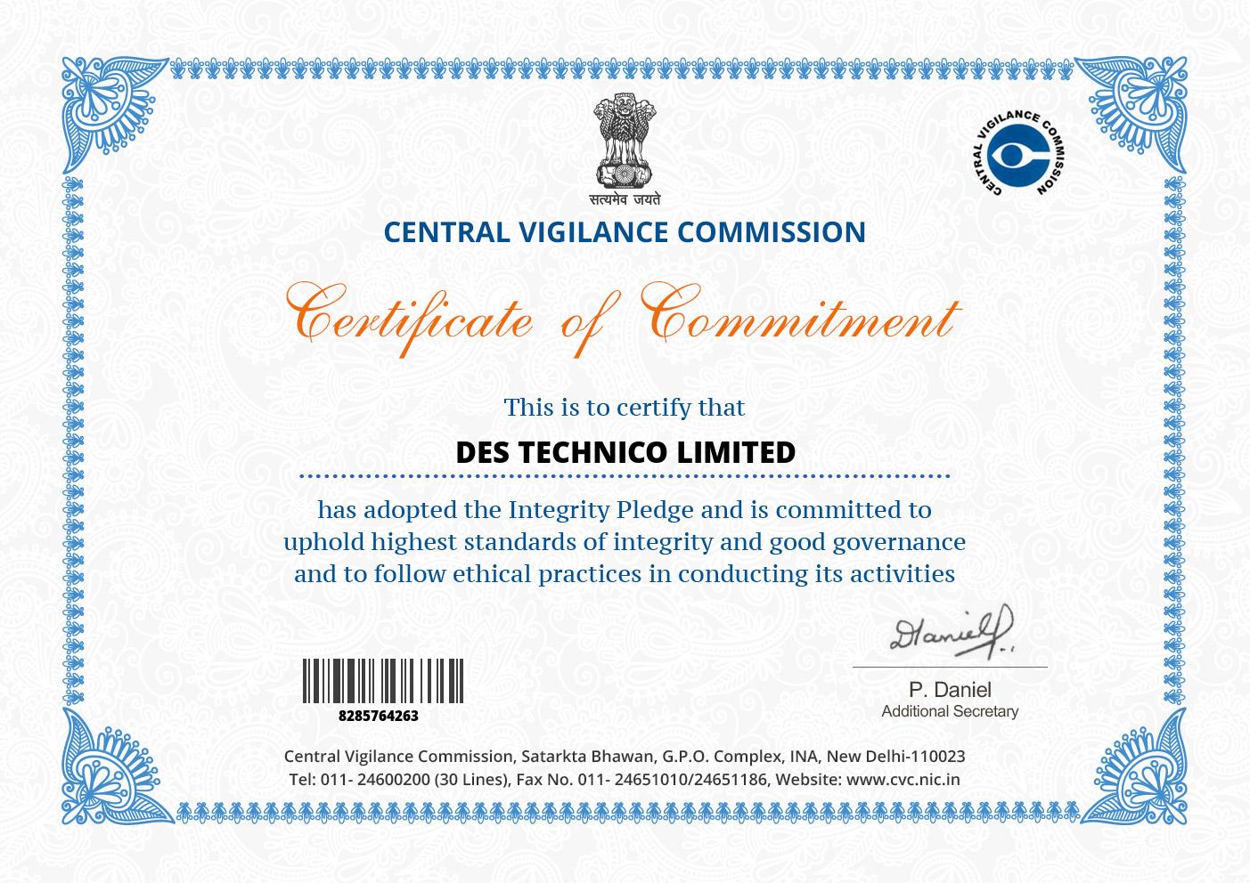 ISO 9001:2008 Certificate